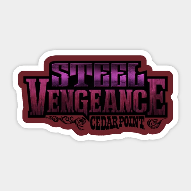 steel vengeance cedar point Sticker by hot_issue